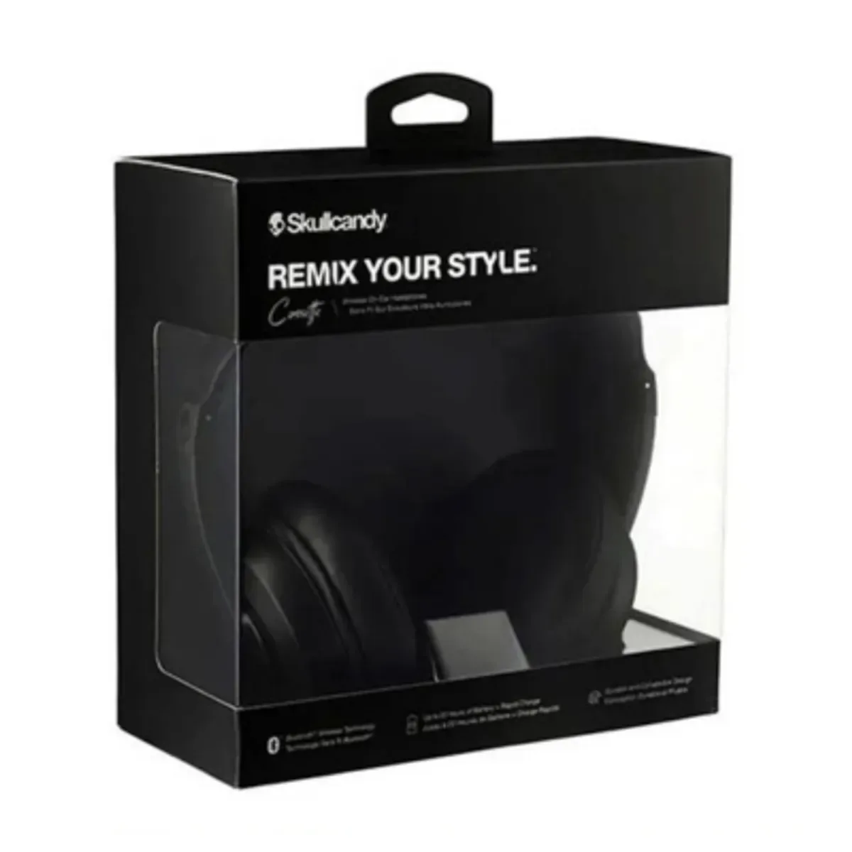 Audífono SKULLCANDY  Remix Cassette Negro Bluetooth