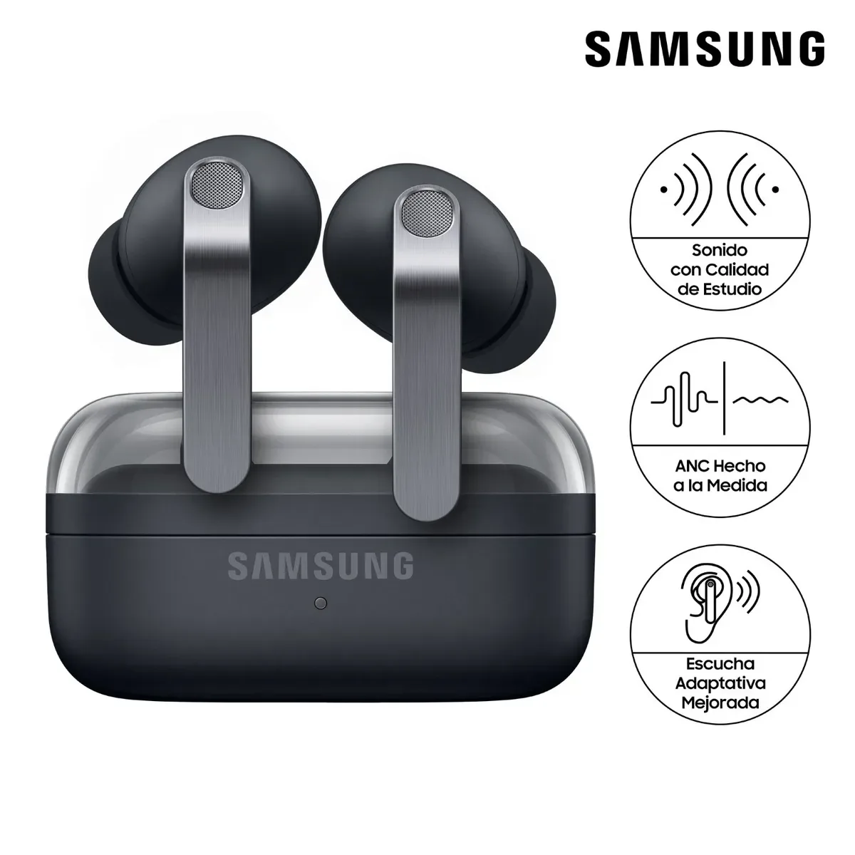 Audífonos Bluetooth Samsung Galaxy Buds 4 Pro Black