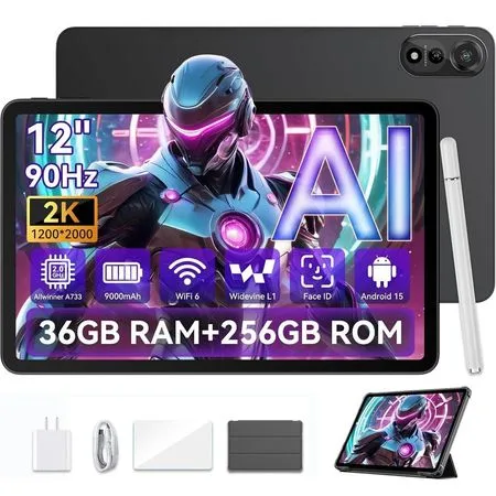 BLACKVIEW MEGA 2 Wifi 12-256GB Tablet PC 12'' 2K FHD 9000mAh - CELESTIAL GREY