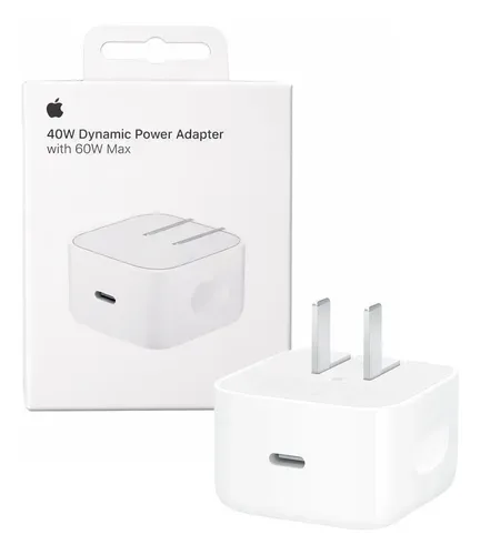 Cargador 40w Dinamico 60w original para iPhone