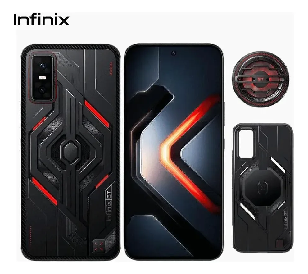 Infinix Gt 30 Pro 5g Pack Gamer, 12gb De Ram - 512gb, Negro