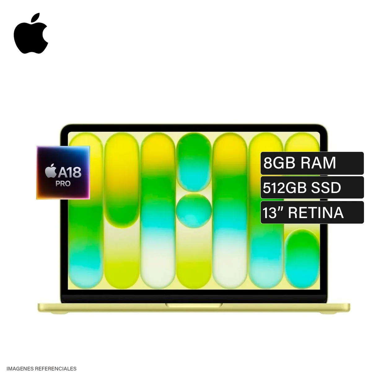 MACBOOK NEO  8GB RAM 512GB SSD | CITRUS - TECLADO INGLÉS