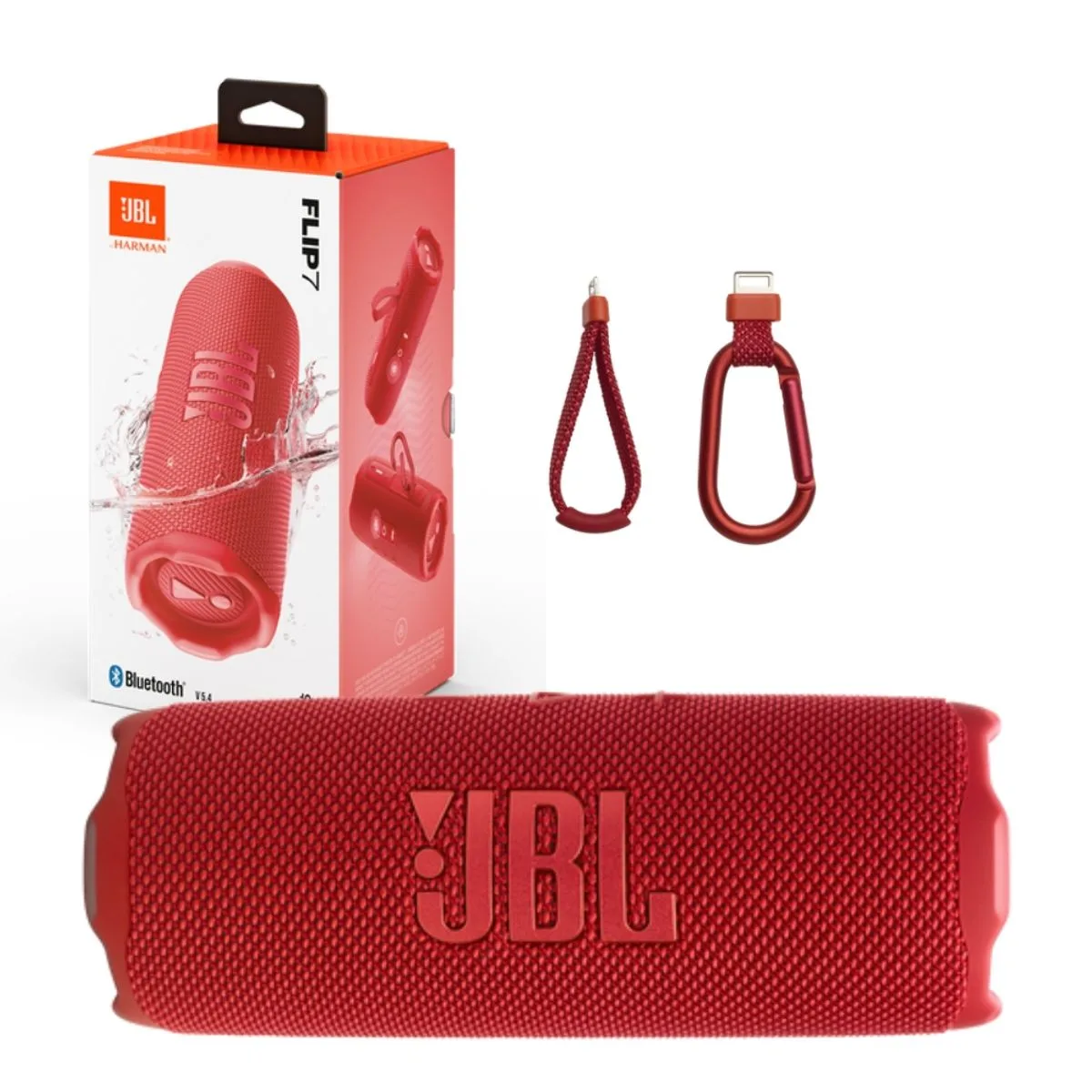 parlante jbl flip7 rojo