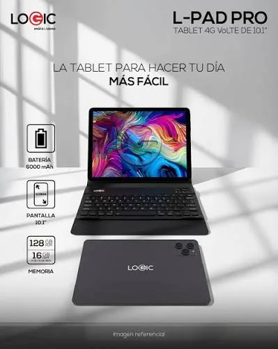 Tablet Logic L-Pad Pro 10.1 128GB 4GB RAM Color Gray